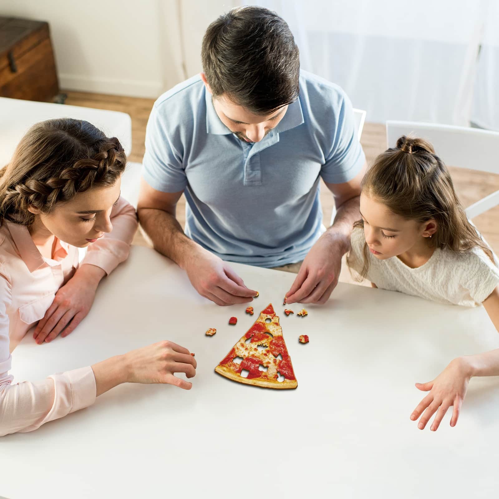 Wooden Jigsaw Puzzle-Pizza - Image 7