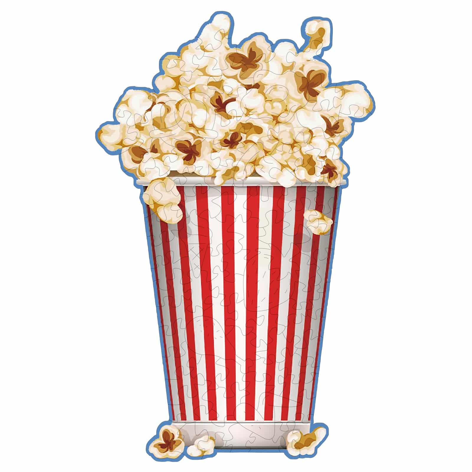 Wooden Jigsaw Puzzle-Popcorn