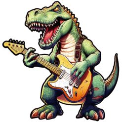 Wooden Jigsaw Puzzle-Rock T-Rex