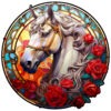 Wooden Jigsaw Puzzle-Shiny Horse