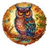 Wooden Jigsaw Puzzle-Charming Owl