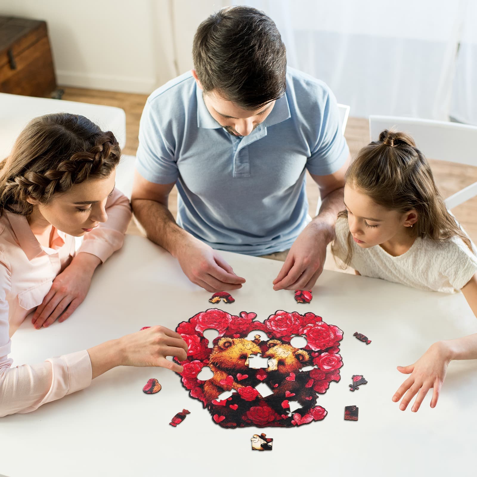 Wooden Jigsaw Puzzle-Eternal Embrace - Image 7