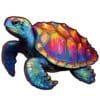 Wooden Jigsaw Puzzle-Leisure Turtle