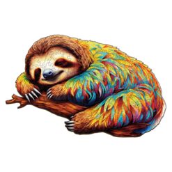 Wooden Jigsaw Puzzle-Leisurely Sloth