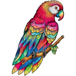 Wooden Jigsaw Puzzle-Lovely Parrot