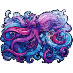 Wooden Jigsaw Puzzle-Sea Octopus