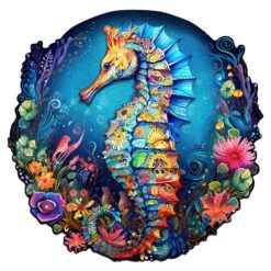 Wooden Jigsaw Puzzle-Seahorse 2