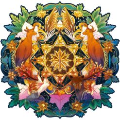 Wooden Jigsaw Puzzle-The Deer Family