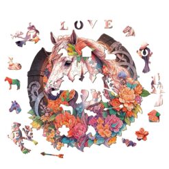 Alternative view of Wooden Jigsaw Puzzle-The Loyal Horse
