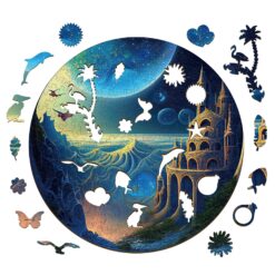 Alternative view of Wooden Jigsaw Puzzle-Wonderland-3