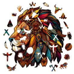Alternative view of Wooden Jigsaw Puzzle-Lion King