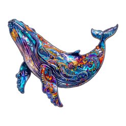 Wooden Jigsaw Puzzle - Blue Whale
