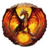 Wooden Jigsaw Puzzle - Fiery Dragon