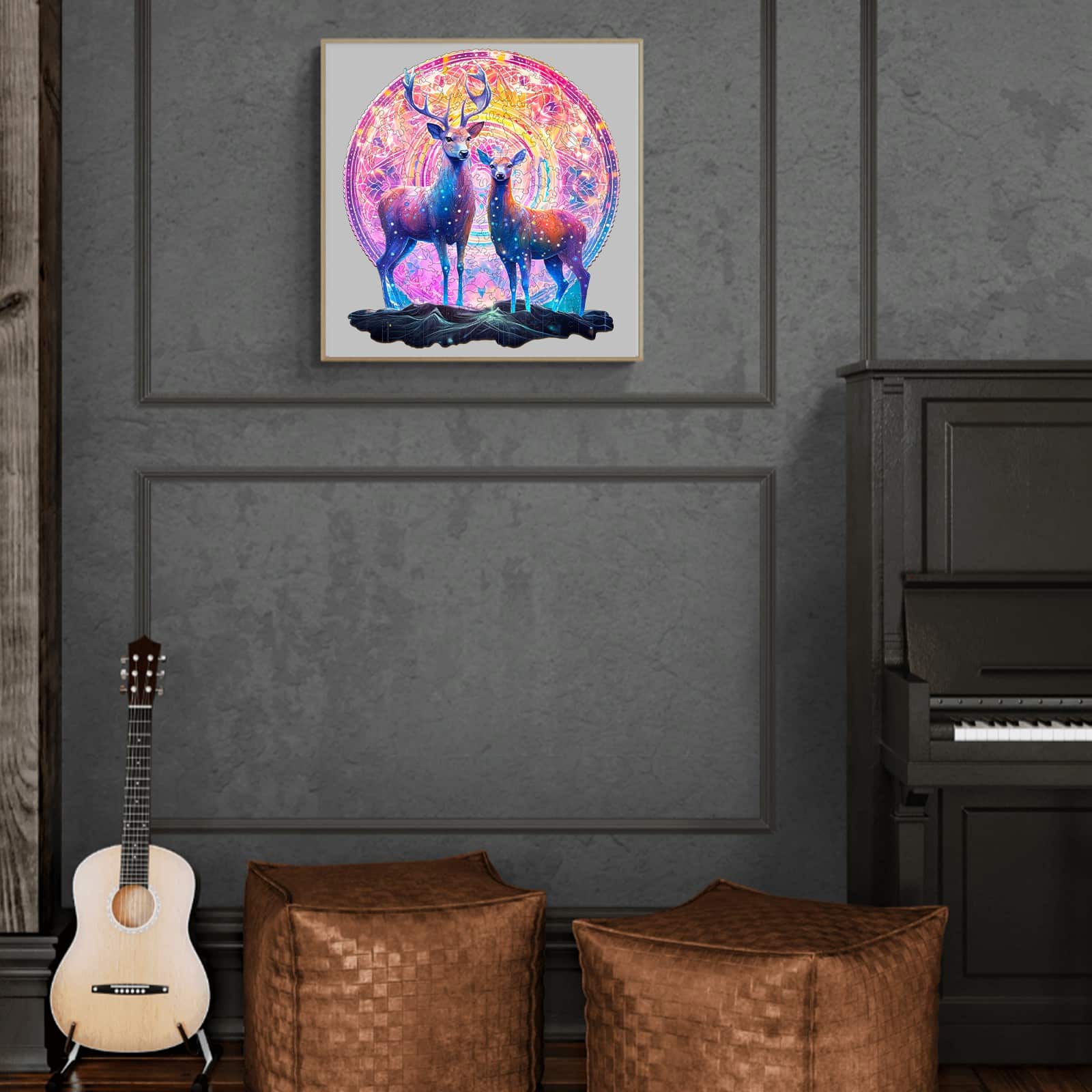 Wooden Jigsaw Puzzle - Moose Patron Saint - Image 7