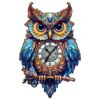 Wooden Jigsaw Puzzle - Owl Clock