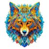 Wooden Jigsaw Puzzle - Ambitious Wolf