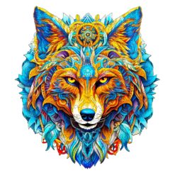 Wooden Jigsaw Puzzle - Ambitious Wolf