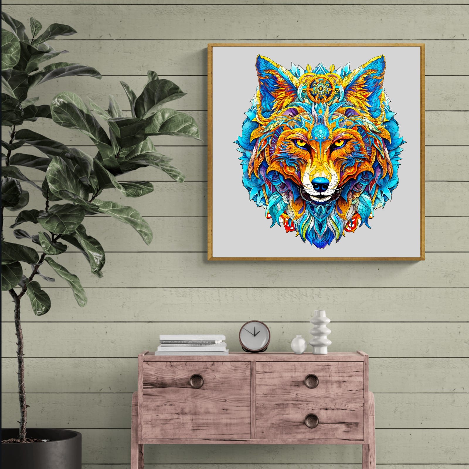 Wooden Jigsaw Puzzle - Ambitious Wolf - Image 7