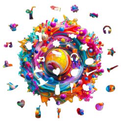 Alternative view of Wooden Jigsaw Puzzle - Color Rhapsody