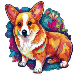 Wooden Jigsaw Puzzle - Cute Corgi
