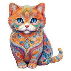 Wooden Jigsaw Puzzle - Cute Scottish Cat