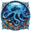 Wooden Jigsaw Puzzle - Deep-sea Octopus