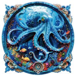 Wooden Jigsaw Puzzle - Deep-sea Octopus