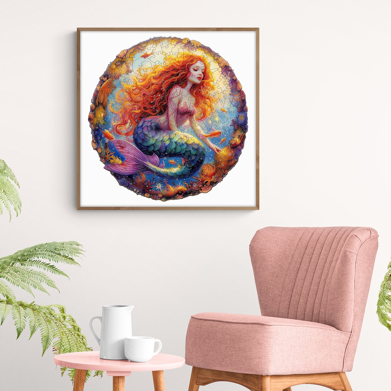 Wooden Jigsaw Puzzle - Elegant Mermaid - Image 7