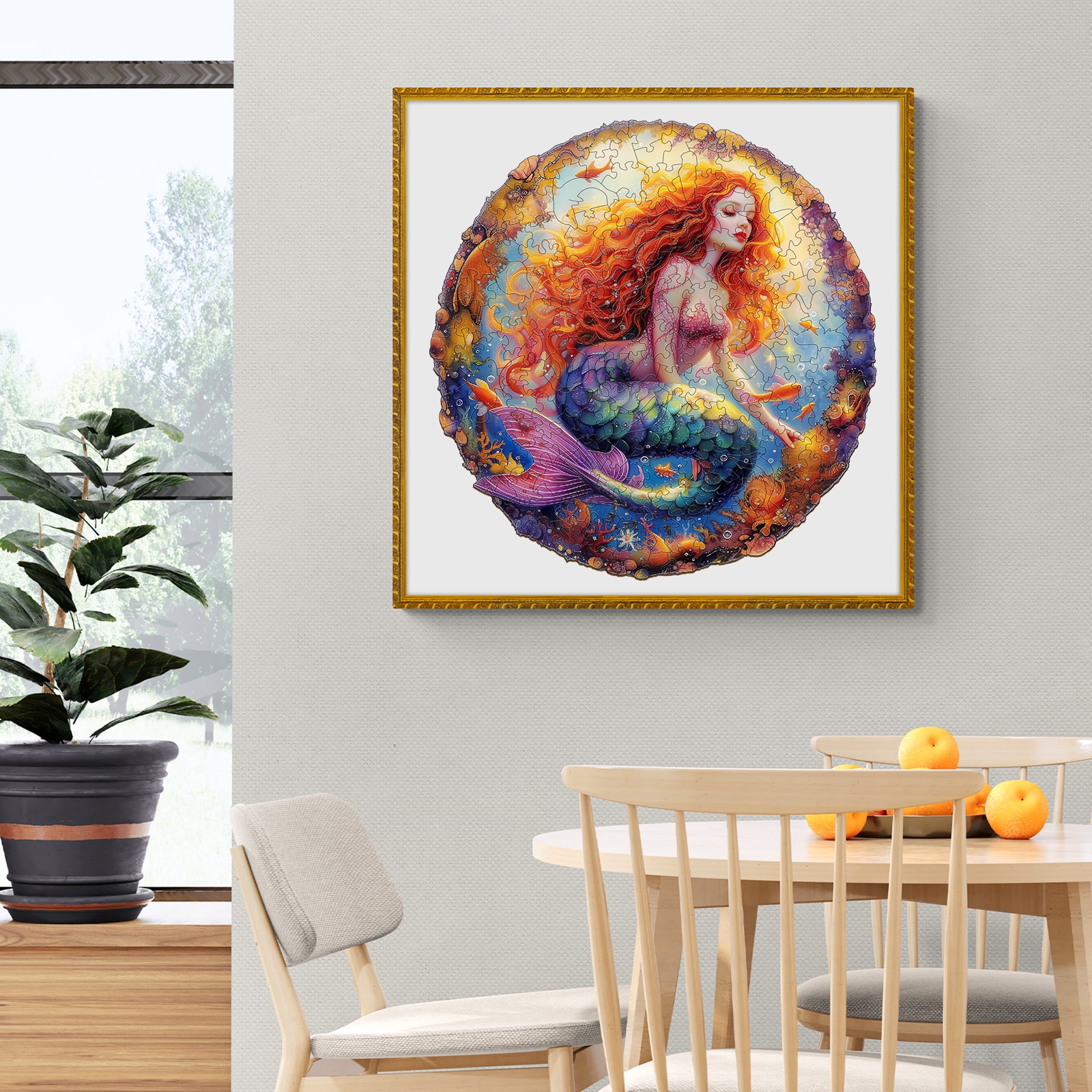 Wooden Jigsaw Puzzle - Elegant Mermaid - Image 8