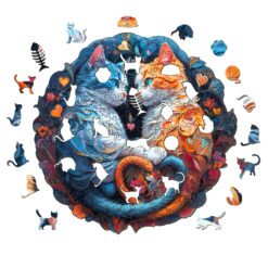 Alternative view of Wooden Jigsaw Puzzle - Love Hug