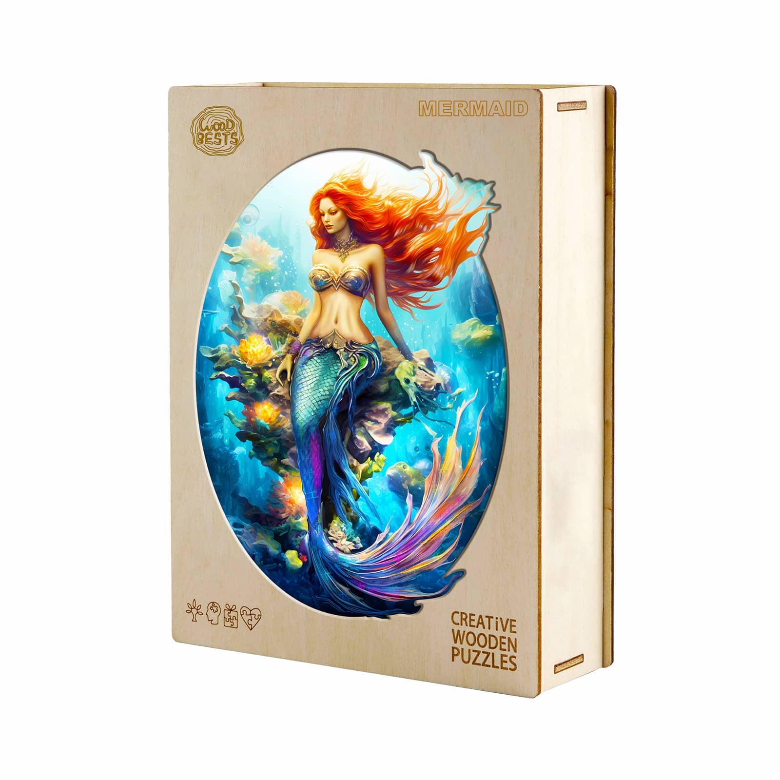 Wooden Jigsaw Puzzle - Mermaid - Image 5