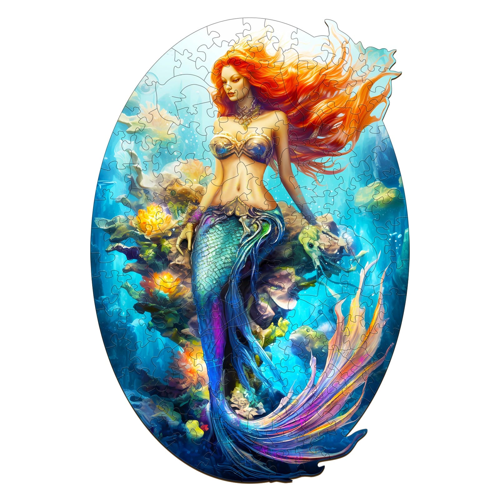 Wooden Jigsaw Puzzle - Mermaid