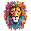 Wooden Jigsaw Puzzle - Resolute Lion