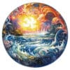 Wooden Jigsaw Puzzle - Sunlit Ocean