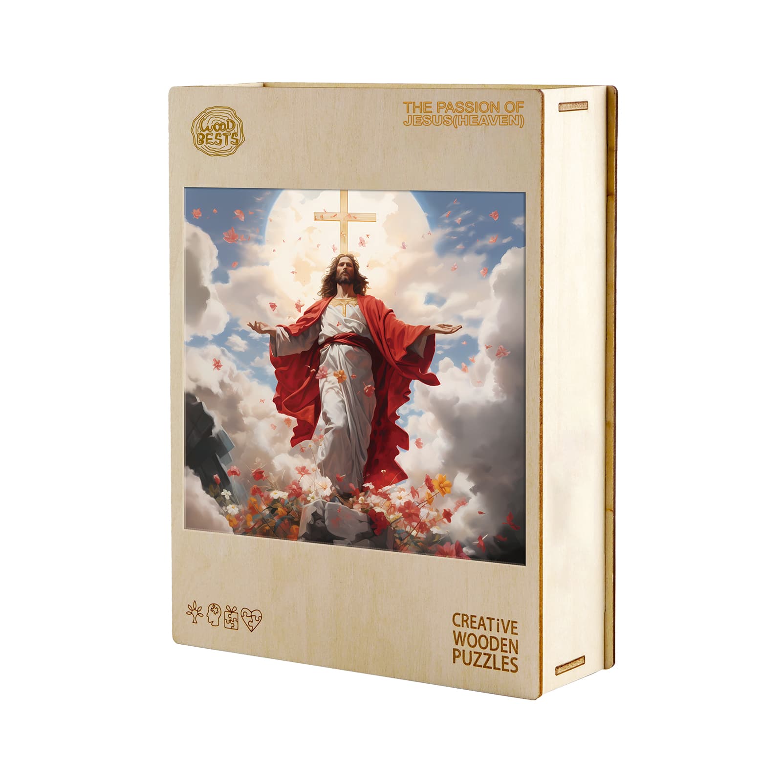 Wooden Jigsaw Puzzle - The Passion of Jesus (Heaven) - Image 4