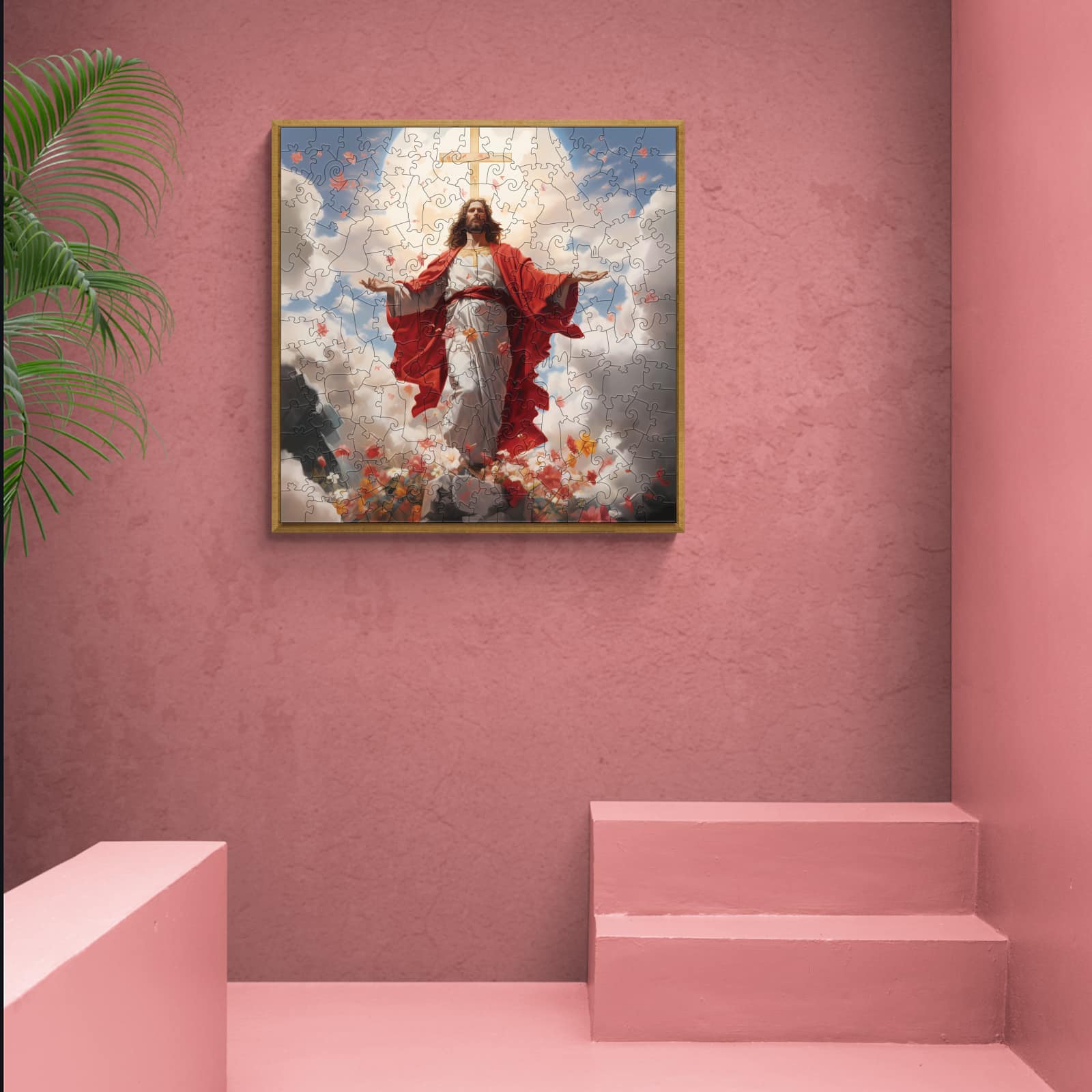 Wooden Jigsaw Puzzle - The Passion of Jesus (Heaven) - Image 8