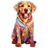 Wooden Jigsaw Puzzle - Well-behaved Labrador
