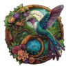 Wooden Jigsaw Puzzle - Yin Yang Hummingbird 2