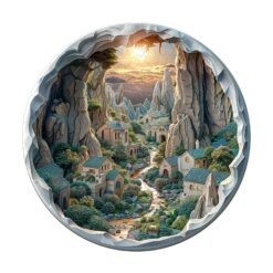 Wooden Jigsaw Puzzle - 3D Vision Inside the Cave 2