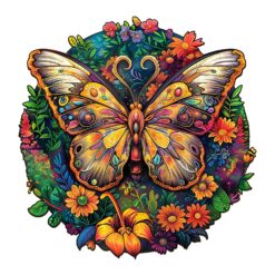 Wooden Jigsaw Puzzle - Ancient Butterfly 2