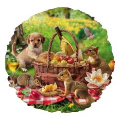 Wooden Jigsaw Puzzle - Animal Picnic
