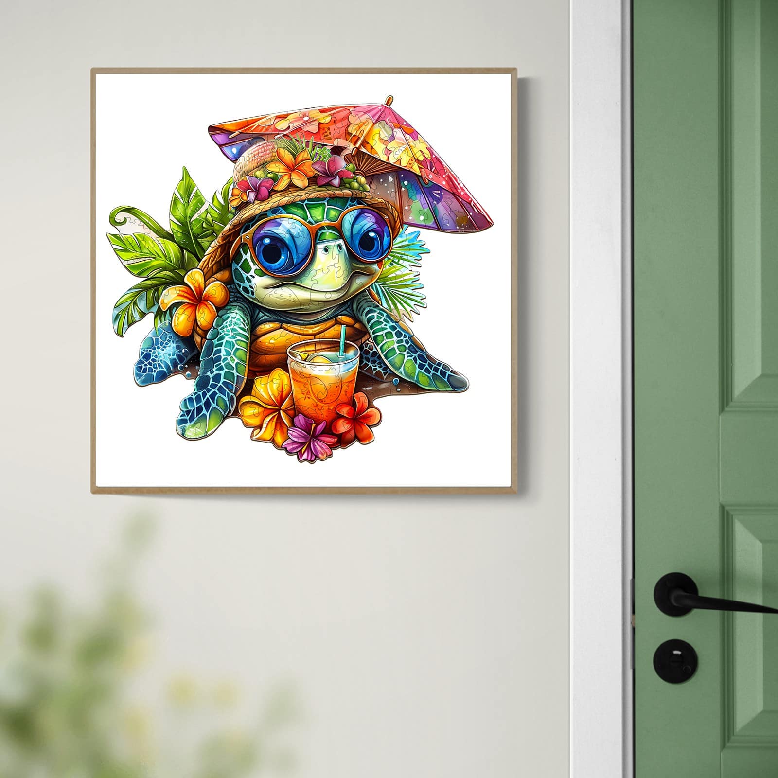 Wooden Jigsaw Puzzle - Beach Turtle - Image 5