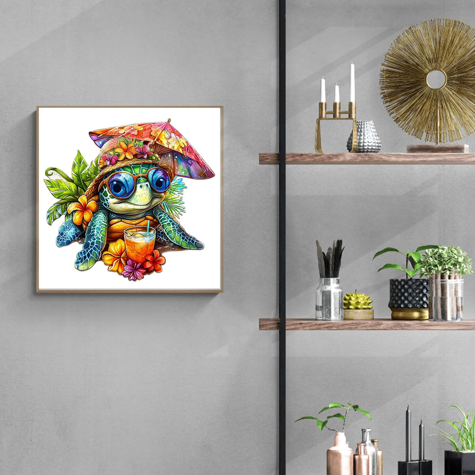 Wooden Jigsaw Puzzle - Beach Turtle - Image 6