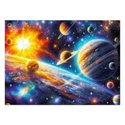 Wooden Jigsaw Puzzle - Cosmic Reverie 2