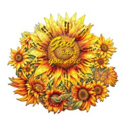 Wooden Jigsaw Puzzle - God's Sunflower