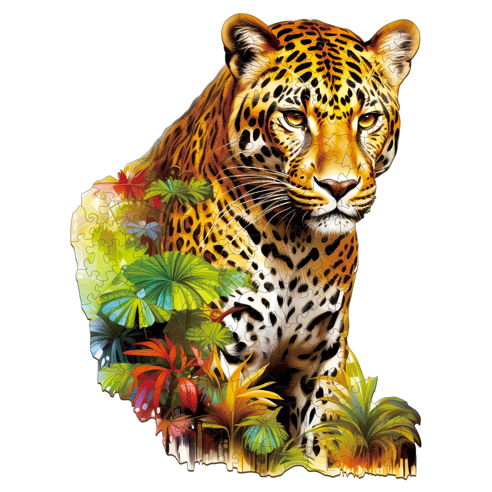 Wooden Jigsaw Puzzle - Jungle Cheetah