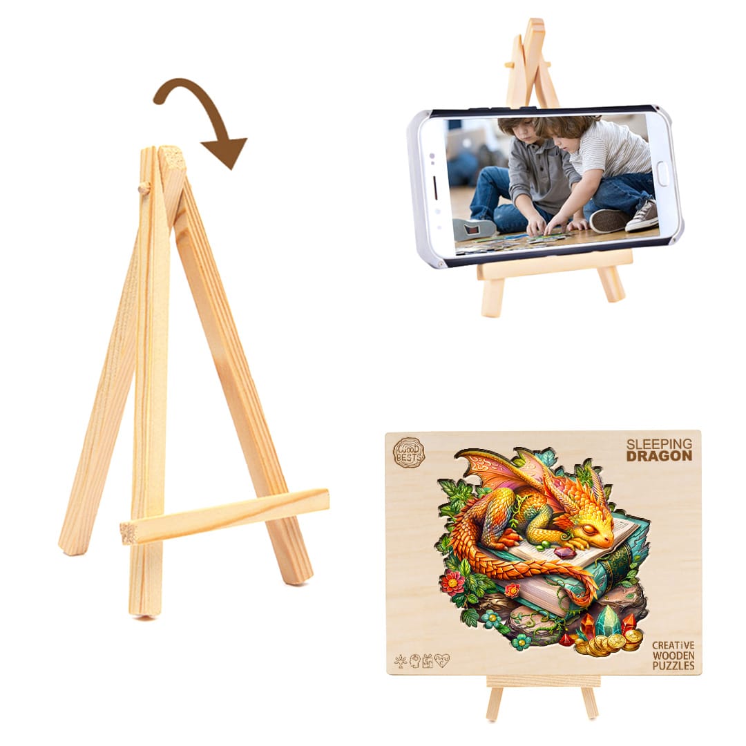 Wooden Jigsaw Puzzle - Sleeping Dragon - Image 6