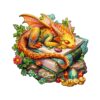 Wooden Jigsaw Puzzle - Sleeping Dragon