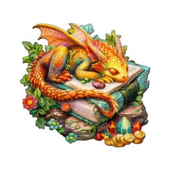 Wooden Jigsaw Puzzle - Sleeping Dragon