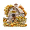 Wooden Jigsaw Puzzle-Autumn Farm